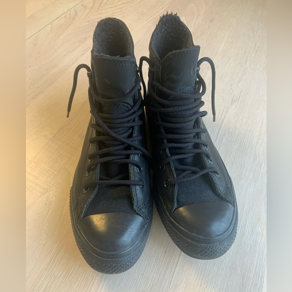 Converse leather high top